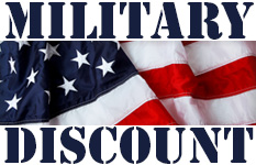 military discount