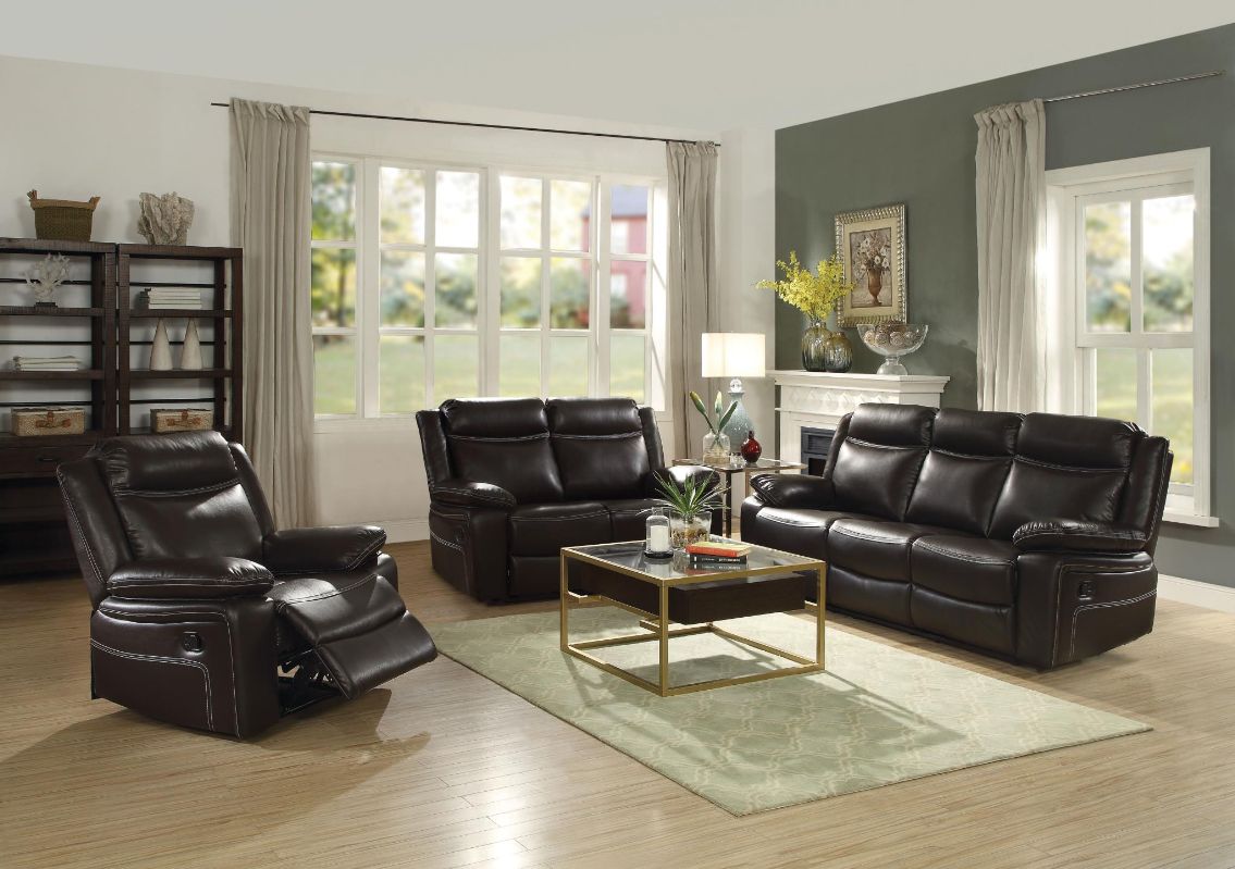 Double Reclining Sofa/Love/Recliner