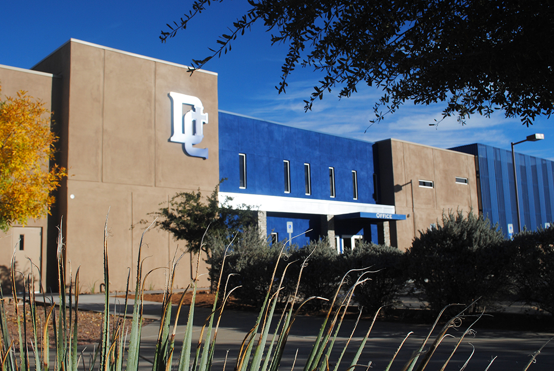 High School Front View